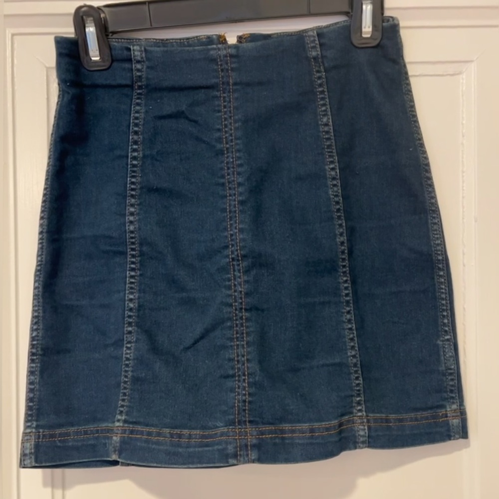 Free People Denim Skirt